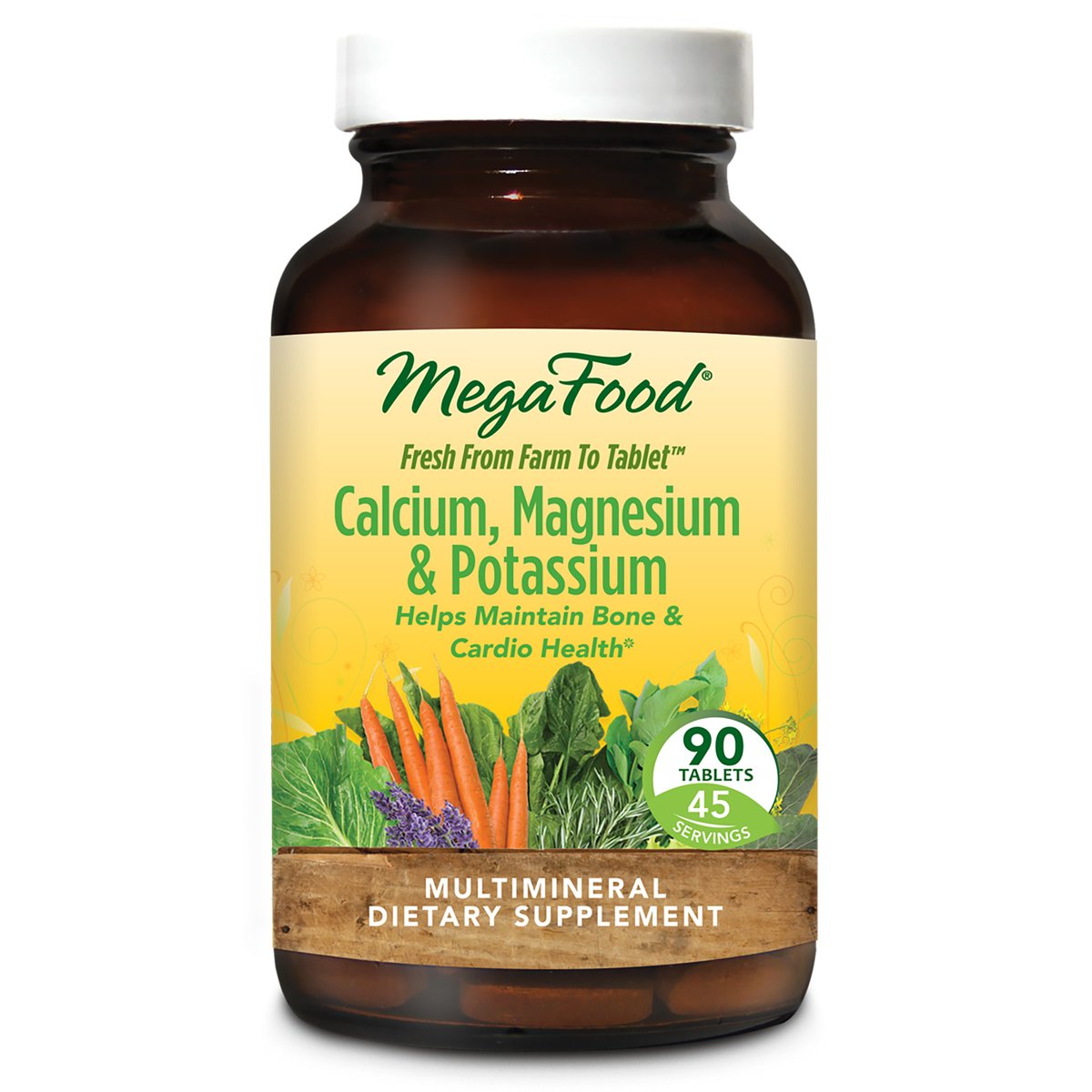 Buy Calcium Magnesium And Potassium 90 Tablets Online In Canada Spectrum Supplements