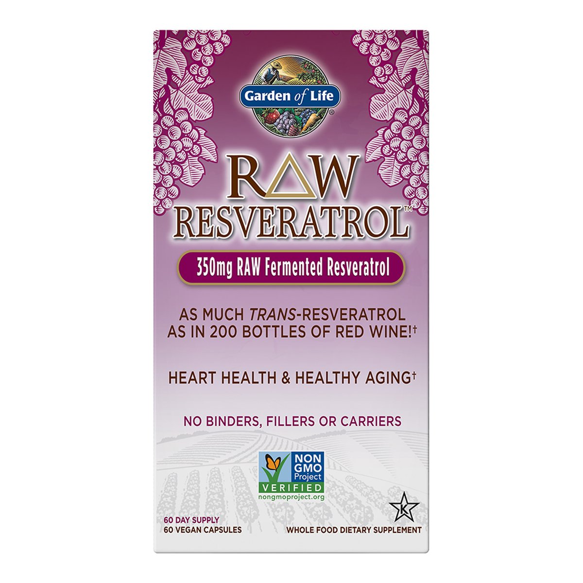 RAW Resveratrol - 60 capsules - Spectrum Supplements