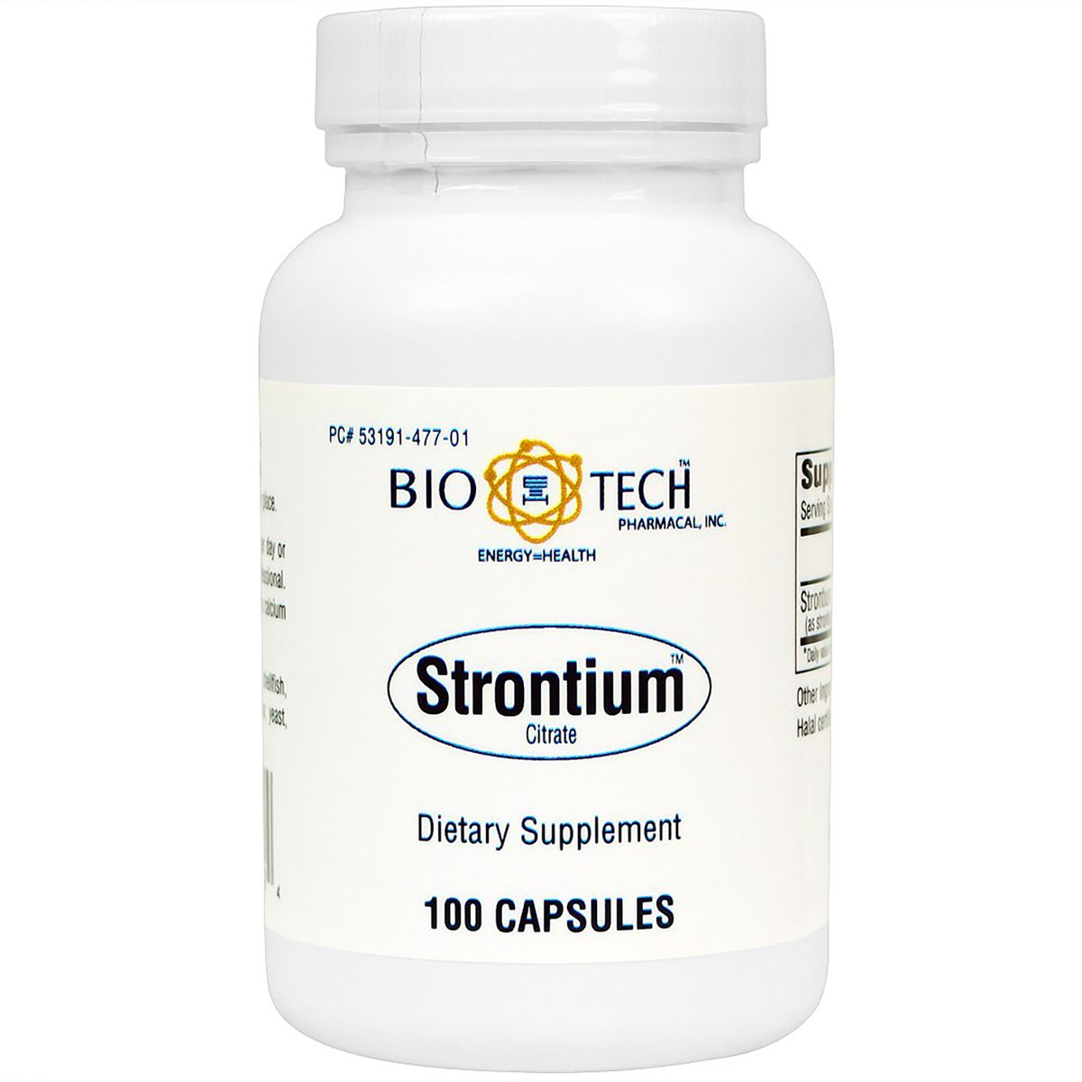 Buy Strontium Citrate 300mg - 100 capsules Online in Canada | Spectrum 