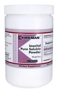Inositol Pure Soluble Powder - Hypoallergenic - 454 grams - 16oz