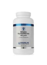 BETAINE HYDROCHLORIDE 250 CAPS