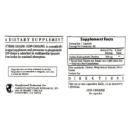 Alternative view of Cytidine Choline/CDP 250mg - 60 capsules