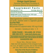 Alternative view of Ginkgo - 1 ounce