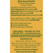 Alternative view of Male Sexual Vitality - 1 ounce