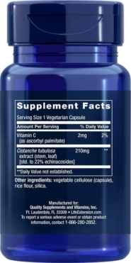 Alternative view of Standardized Cistanche - 30 capsules