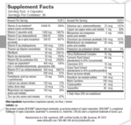 Alternative view of Supreme Multivitamin - 120 capsules