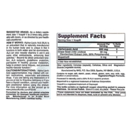 Alternative view of Alpha Lipoic Acid 600mg - 60 capsules