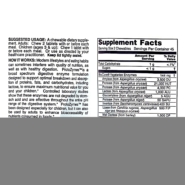Alternative view of ProtoZymes Chewable - 90 chewables
