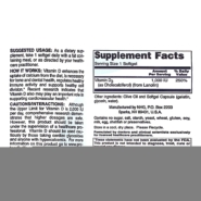 Vitamin D3 1,000IU - 120 softgels - Image 2