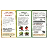 Alternative view of Alive! Organic Vitamin C - 120 capsules