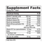 Alternative view of Biotin Forte 3mg with Zinc  - 60 tablets