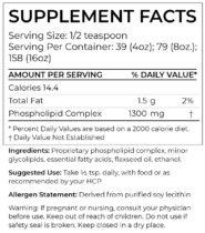 Alternative view of PC (Phosphatidylcholine) - 8oz liquid
