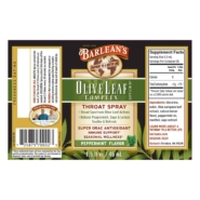Alternative view of Olive Leaf Complex Throat Spray Peppermint - 1.5 ounces