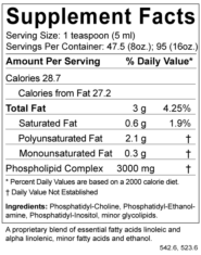 Alternative view of PC (Phosphatidylcholine) - 16oz liquid