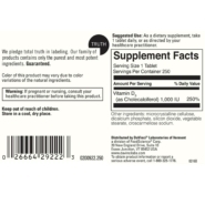 Alternative view of Vitamin D3 1000 IU - 250 tablets