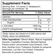 Alternative view of Liquid L-Carnitine CoQ10 - 16 ounces