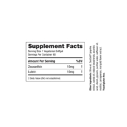 Zeaxanthin + Lutein - 60 softgels - Image 2