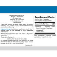 Alternative view of Chromium Picolinate 250mcg - 100 capsules