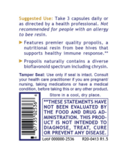 Alternative view of Propolis Immune - 60 capsules