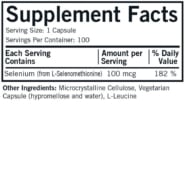 Selenium 100 mcg Capsules - Hypo 100 ct - Image 2