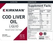 Cod Liver Oil Liquid - Lemon-Lime Flavor 8 oz - Image 3
