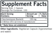 Saccharomyces Boulardii Capsules 100 ct - Image 3