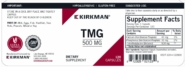 TMG (Trimethylglycine) 500 mg Capsules - Hypo 120 ct - Image 3