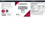 Coenzyme Q10 100 mg Chewable Tablets (with Stevia) - 120 chewables - Image 3