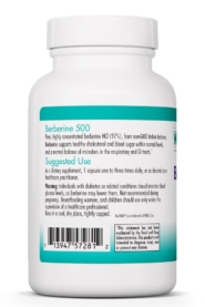 Berberine 500 90 Vegetarian Capsules - Image 2