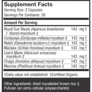 Alternative view of Stamets 7 Capsules 60 vegcaps