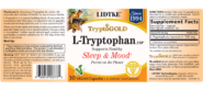 L-Tryptophan 500mg - 30 capsules - Image 2