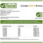 California Gold Nutrition, LactoBif 30 Probiotics, 30 Billion CFU, 60 Veggie Capsules - Image 3