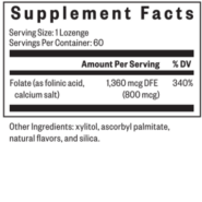 Alternative view of Folinic Acid Lozenge 60 loz