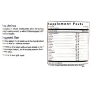 Alternative view of Free Aminos 750mg - 100 capsules