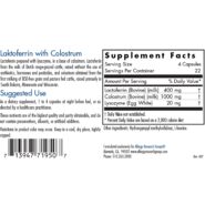 Alternative view of Laktoferrin w/ Colostrum - 90 capsules