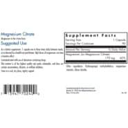 Alternative view of Magnesium Citrate - 90 capsules