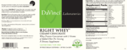 Right Whey Chocolate 30 serv - Image 2