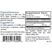 Alternative view of OrganoGermanium - 100 tablets