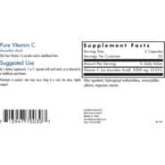 Alternative view of Pure Vitamin C - 100 capsules