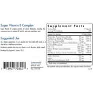 Alternative view of Super Vitamin B Complex - 120 capsules