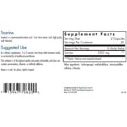 Alternative view of Taurine 500mg - 100 capsules