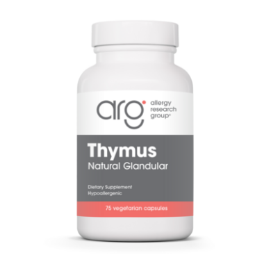 Thymus Natural Glandular (500mg) - 75 capsules