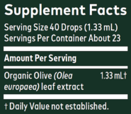 Alternative view of Organic Olive Leaf - 1 fl oz - 30 ml
