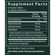 Alternative view of Natural Laxative Tablets - 90 tablets