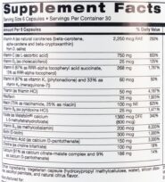 Alternative view of HEALTH GENESIS HIGH DOSE MULTIPLE VITAMIN/MINERAL FORMULA (180 Capsules)