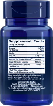 Super Ubiquinol CoQ10 with PQQ - 30 softgels - Image 2