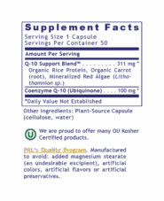 CoQ-10, Premier - 50 capsules - Image 4