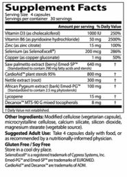 Alternative view of Comprehensive Prostate Formula - 120 capsules