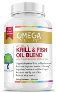 OmegaNeeds (Krill and Fish Oil Blend) - 60 softgels