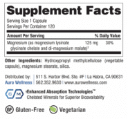 Alternative view of Magnesium Complex - 120 capsules
